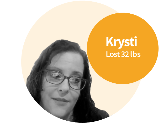 Krysti suffered from hypothyroidism and believed she could never lose weight.